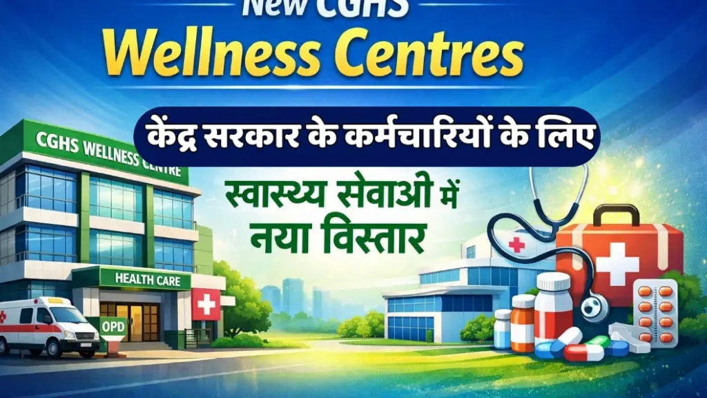 New CGHS Wellness Centres : केंद्र सरकार के कर्मचारियों के लिए स्वास्थ्य सेवाओं में नया विस्तार