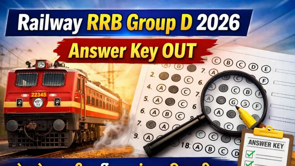 Railway RRB Group D 2026 Answer Key OUT