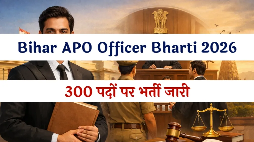 Bihar APO Officer Bharti 2026: 300 पदों पर भर्ती जारी,