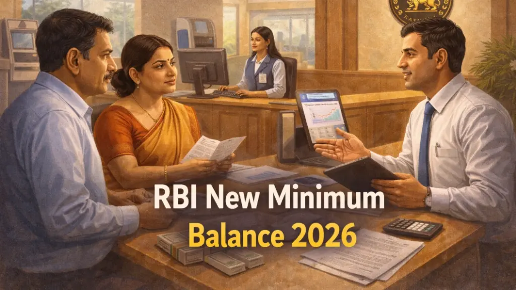 RBI New Minimum Balance 2026: आरबीआई न्यूनतम बैलेंस को लेकर नई गाइडलाइन जारी