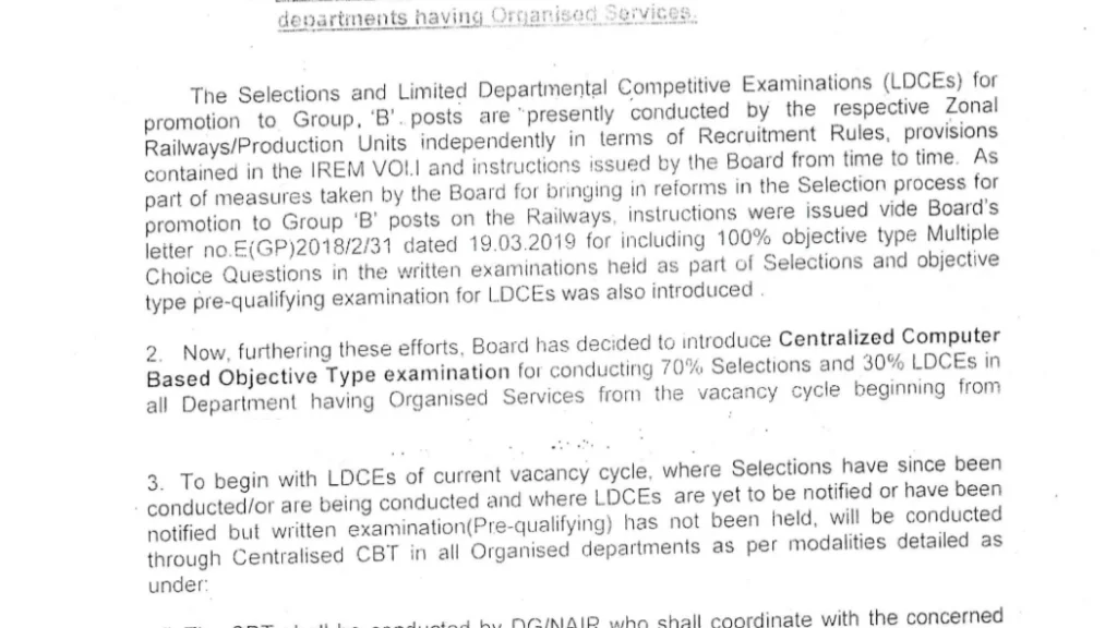 Railways Miscellaneous Group B Promotions 2026